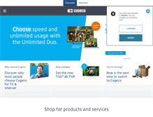 Tablet Screenshot of cogeco.ca