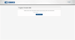 Desktop Screenshot of horairetele.cogeco.ca